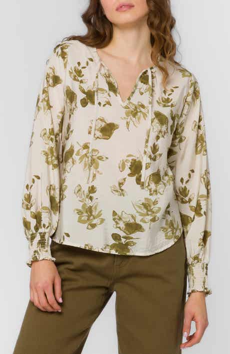 Penny Floral Popover Top