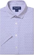Mizzen+Main Leeward Trim Fit Short Sleeve Performance Button-Up Shirt