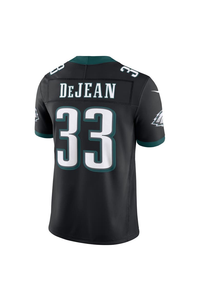 Men's Nike Cooper DeJean Black Philadelphia Eagles Alternate Vapor F.U.S.E. Stitched Limited Jersey, Alternate, color, Black