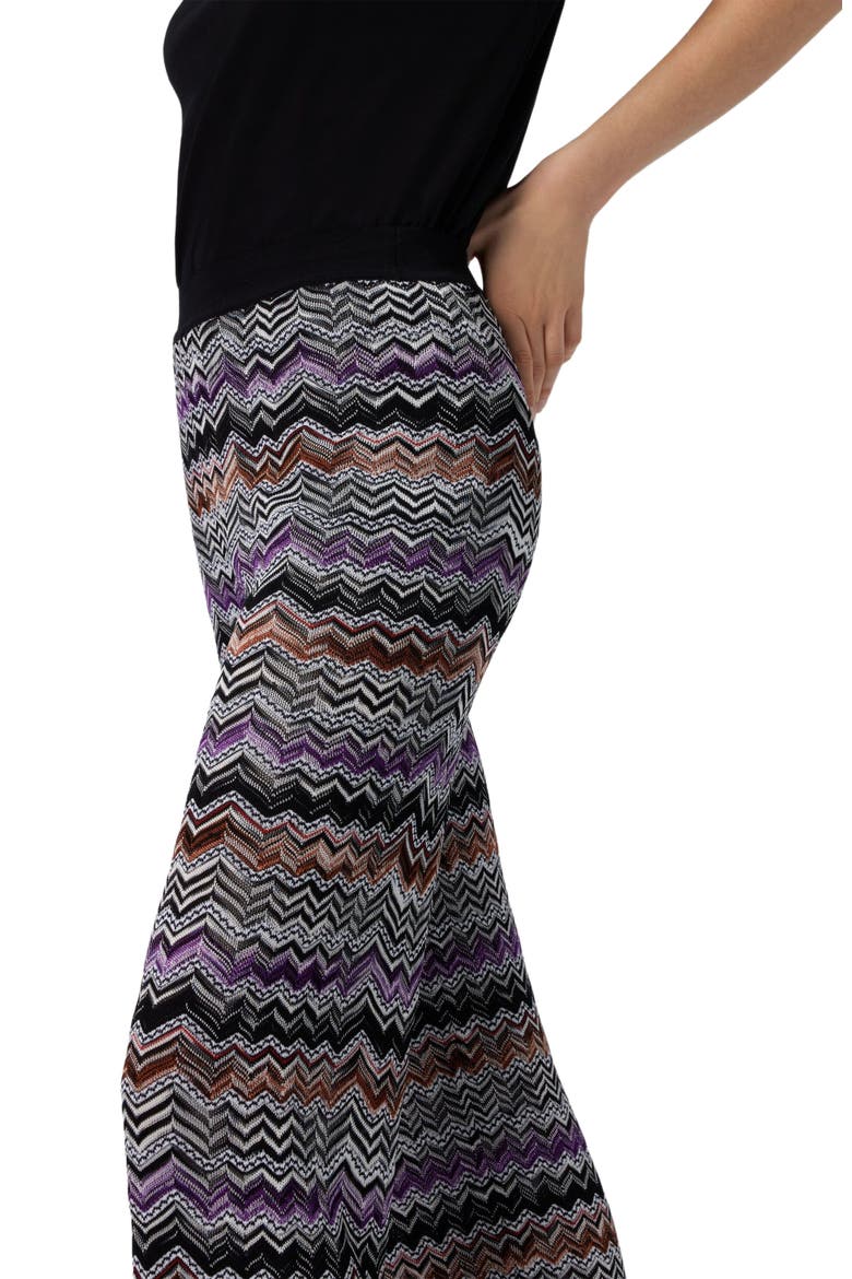 Straight Long Pants In English Rib Knit, Alternate, color, Multicoloured