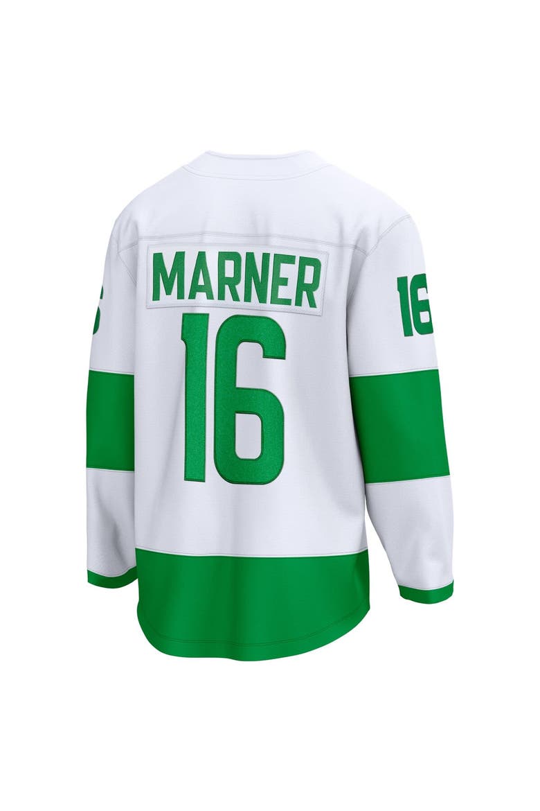 Men's Fanatics Branded Mitch Marner White Toronto Maple Leafs St. Patricks Alternate Premier Breakaway Player Jersey, Alternate, color, White