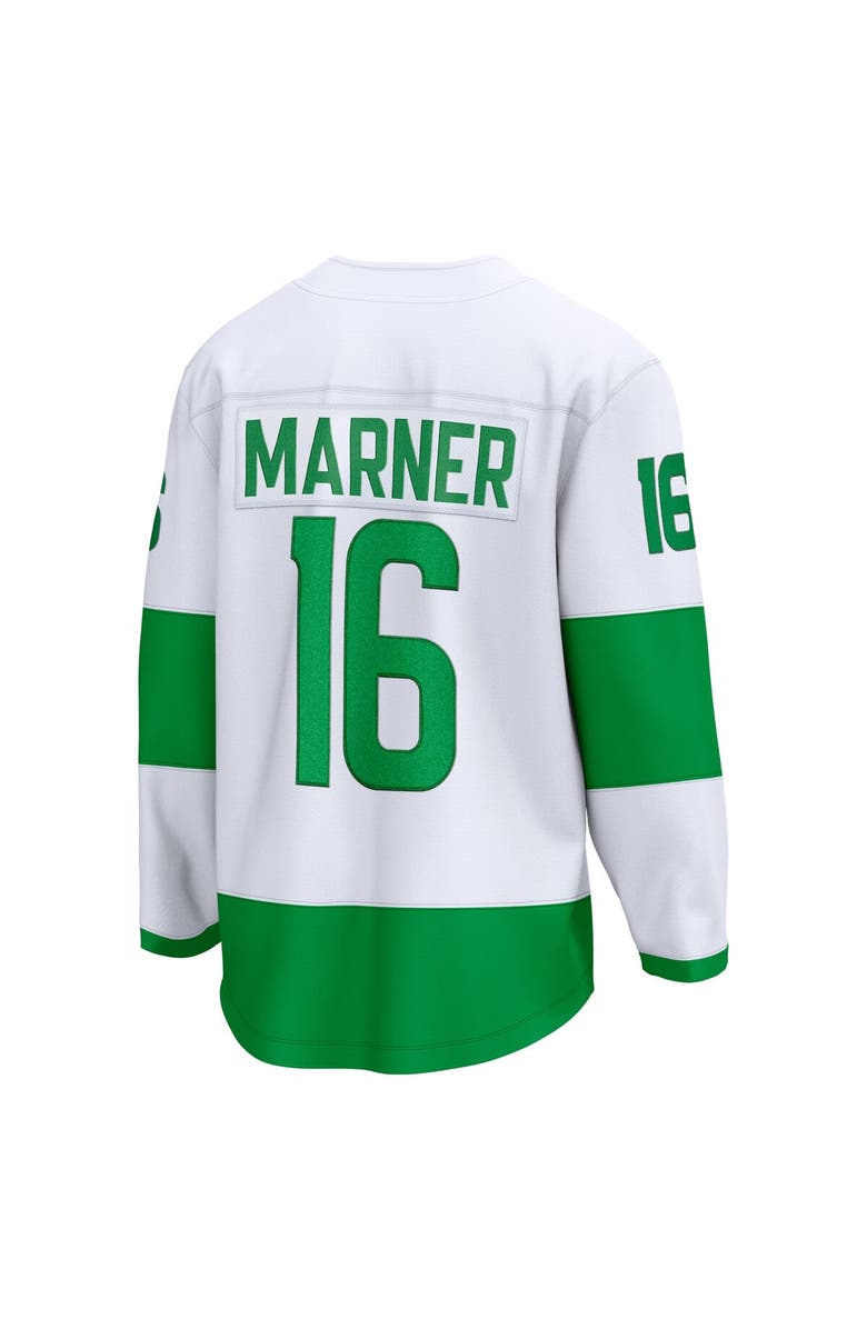 FANATICS Men's Fanatics Branded Mitch Marner White Toronto Maple Leafs St. Patricks Alternate Premier Breakaway Player Jersey, Alternate, color, 