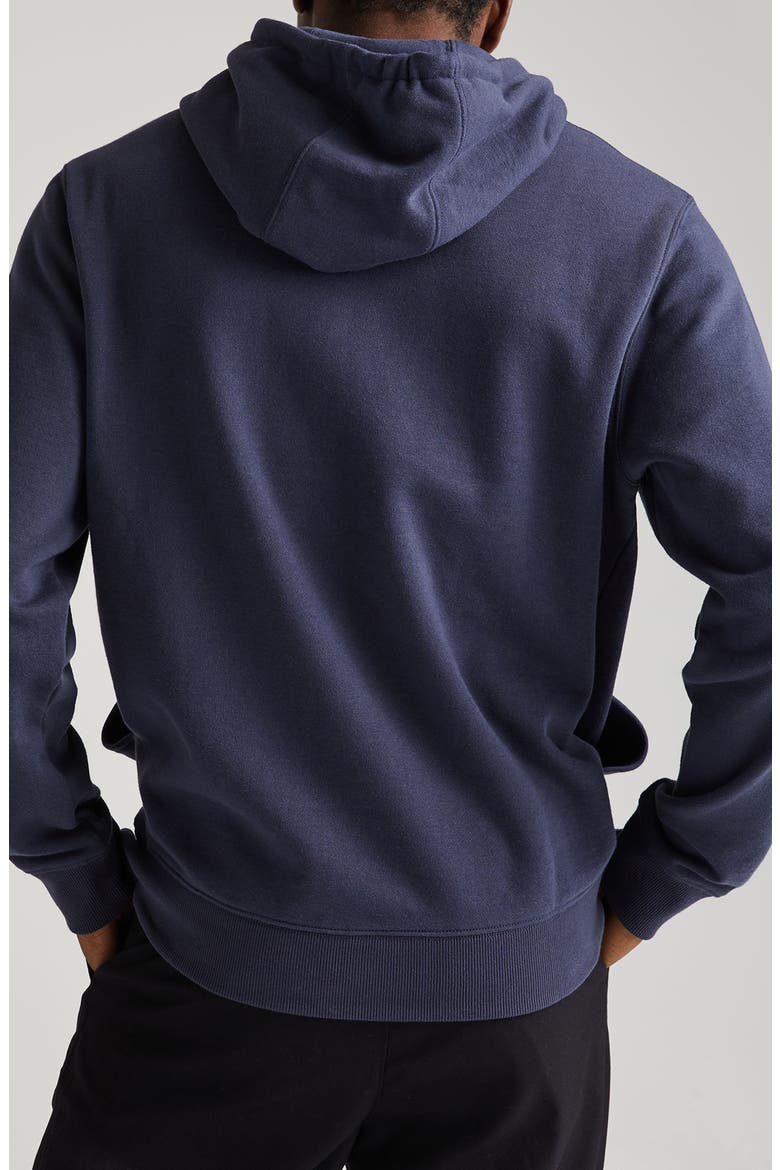 Men's Recycled Fleece Hoodie, Alternate, color, BLUE NIGHTS