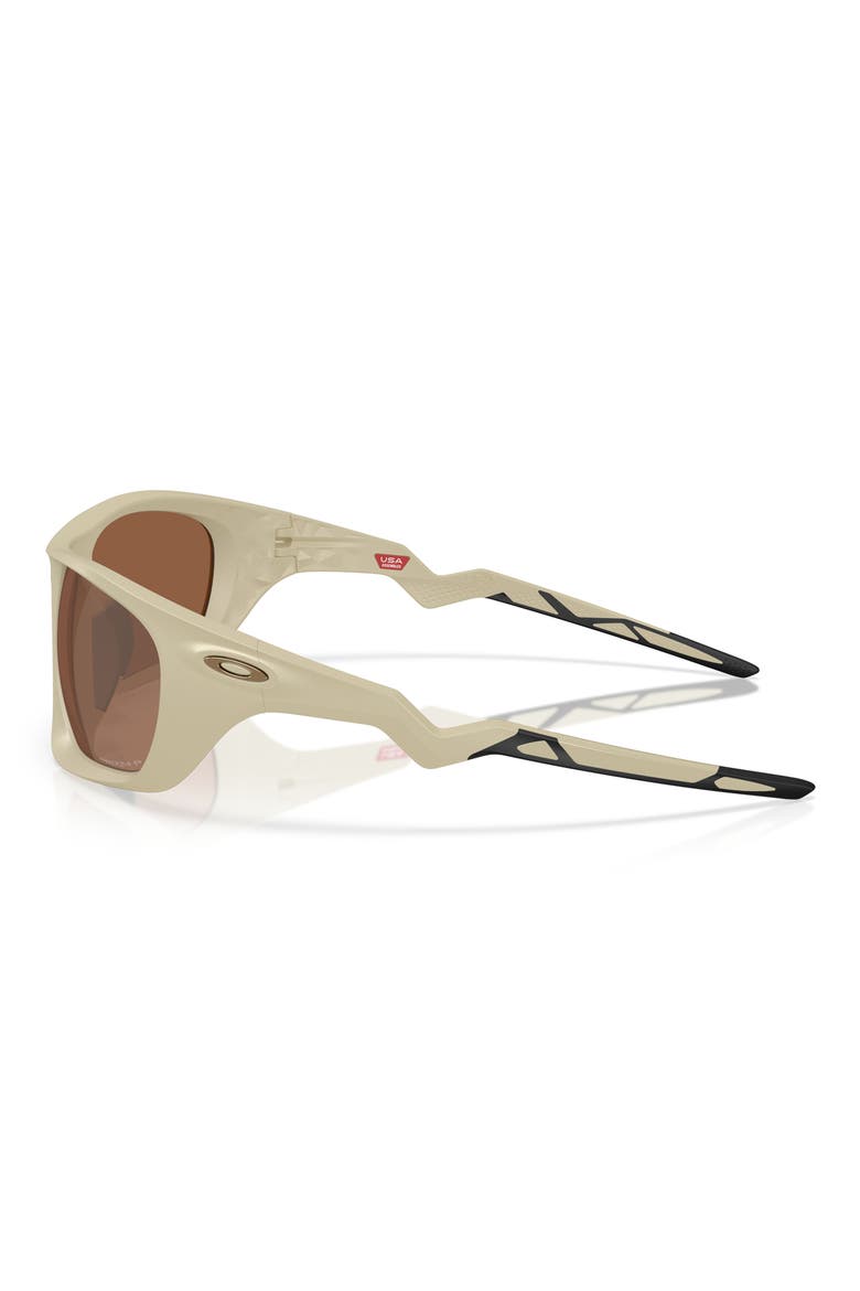 Lateralis 60mm Prizm™ Polarized Rectangular Sunglasses, Alternate, color, BONE