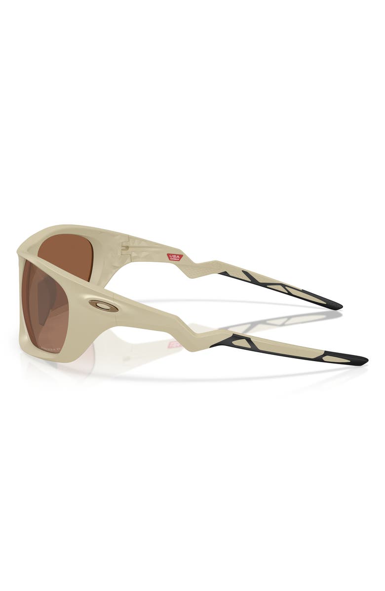 Oakley Lateralis 60mm Prizm<sup>™</sup> Polarized Rectangular Sunglasses, Alternate, color, Bone