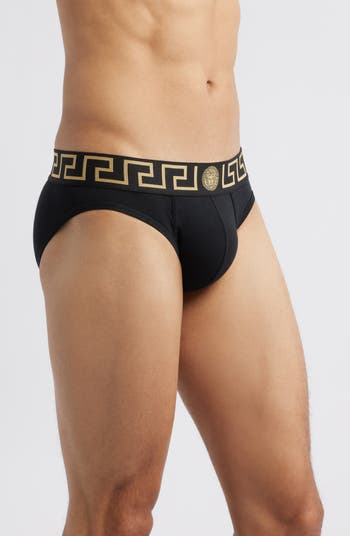 2-Pack Greca Border Stretch Cotton Briefs