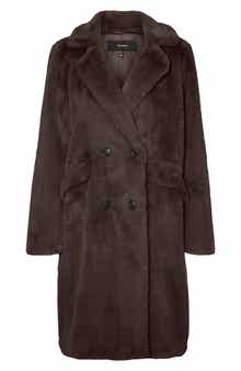 VERO MODA Suielly Faux Fur Coat
