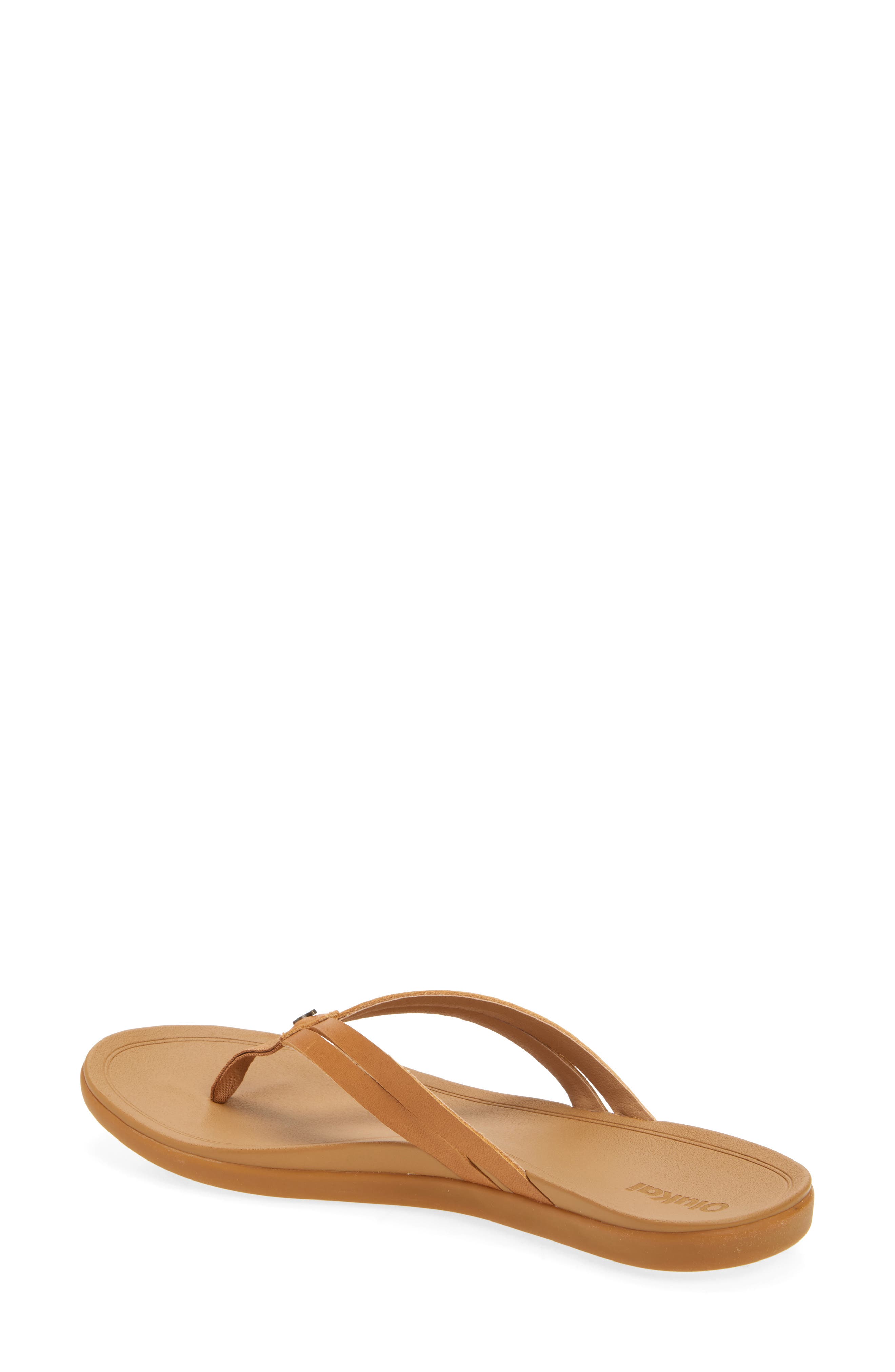 OluKai Ho Opio Hui Flip Flop, Alternate, color, Sahara / Sahara