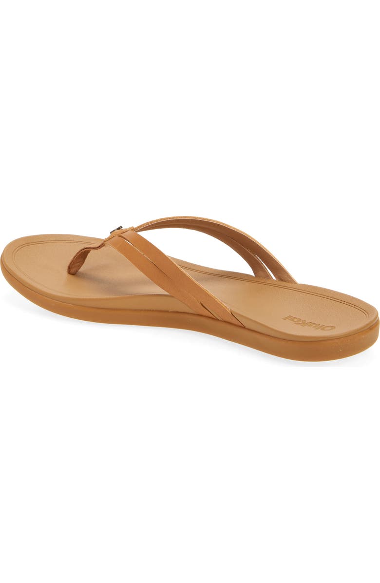 OluKai Ho Opio Hui Flip Flop, Alternate, color, Sahara / Sahara