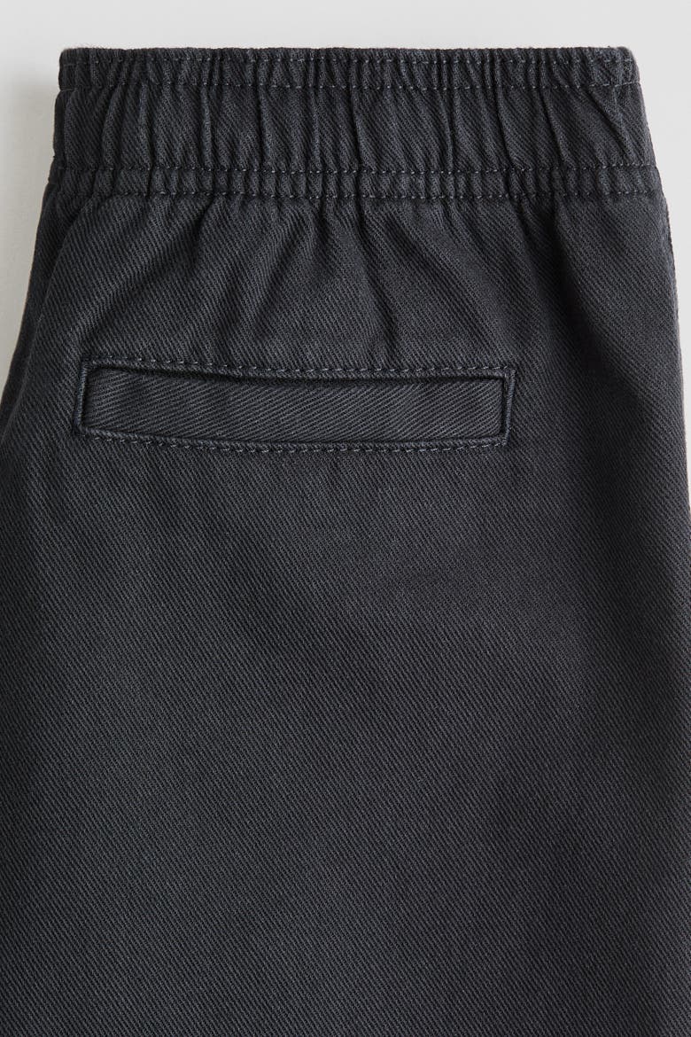 Cotton Twill Joggers, Alternate, color, Black