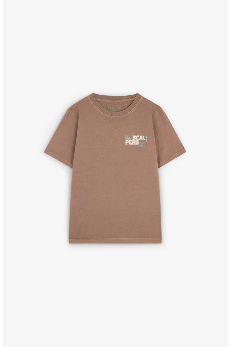 Crewtee Kids, Main, color, Brown