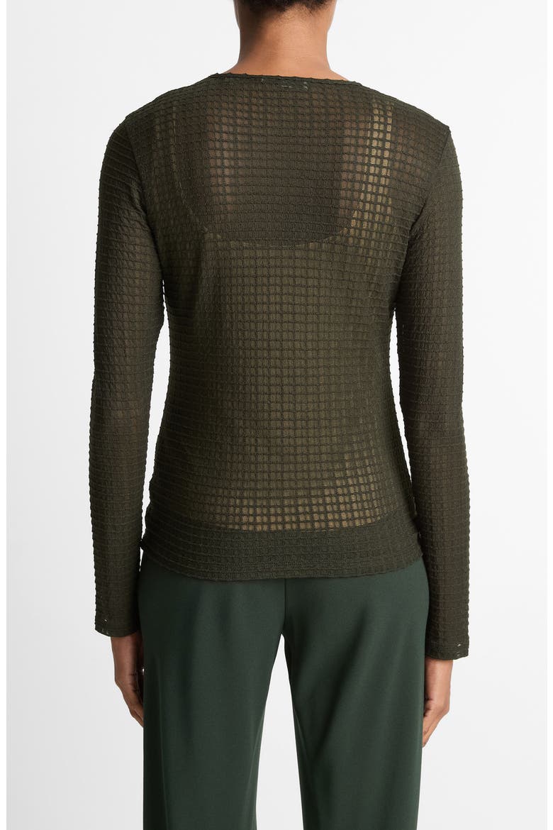 Shadow Grid Top, Alternate, color, VERDE