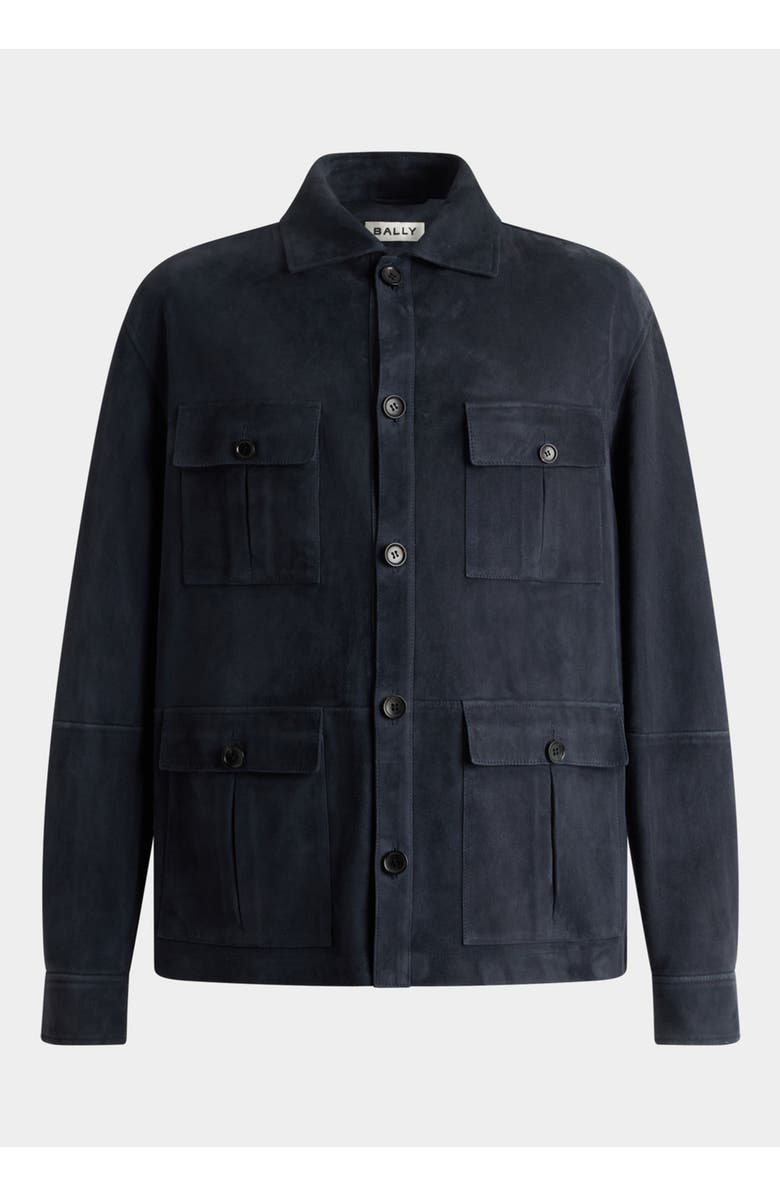 Bally Saharan Jacket, Main, color, Blue