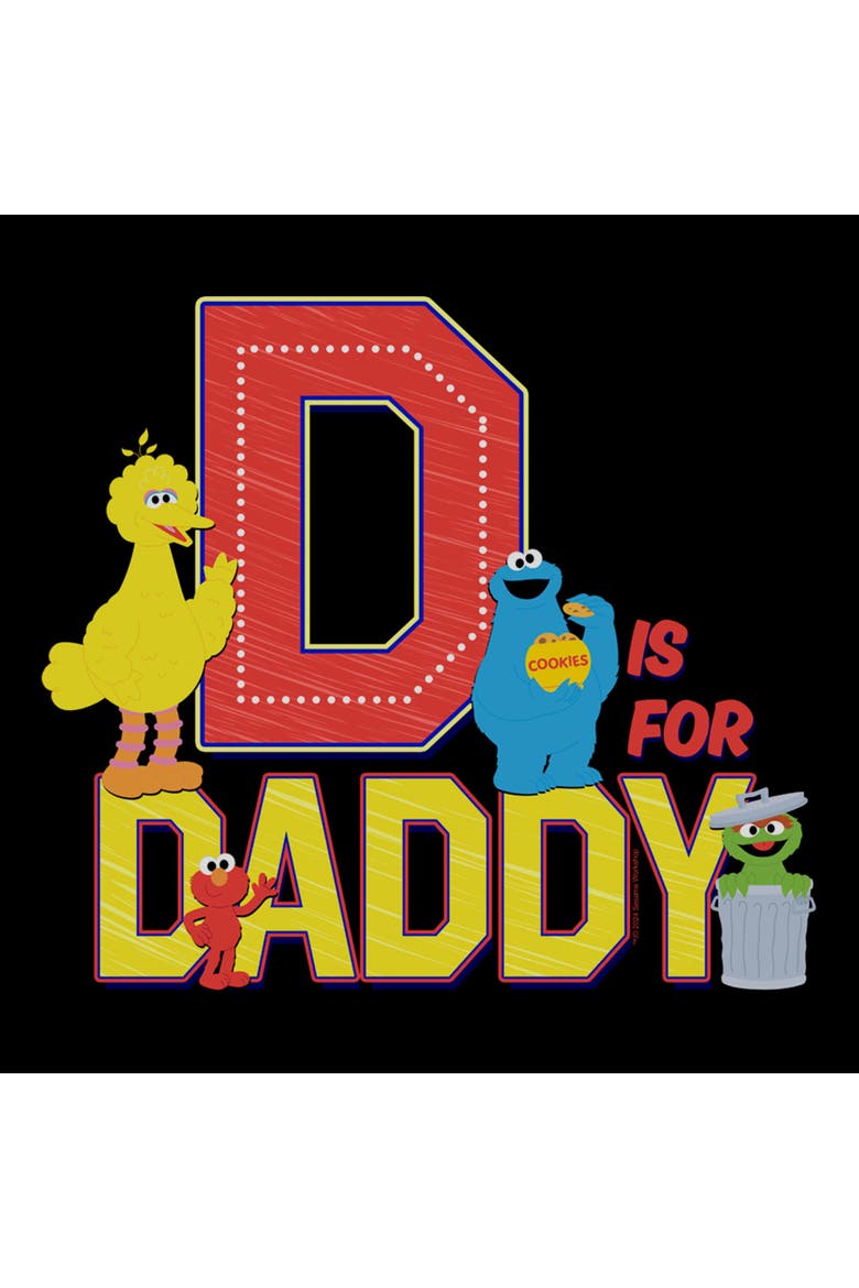 Men's D Is for Daddy Graphic T-Shirt, Alternate, color, Black
