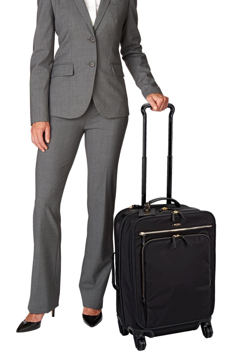 Super Leger 21-Inch Nylon Carry-On, Alternate, color, BLACK