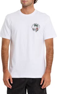 Quiksilver HI Hula Sunset Cotton Graphic T-Shirt