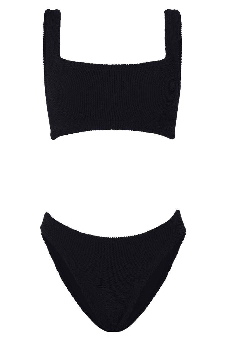 Coverage Xandra Two-Piece Bikini, Alternate, color, BLACK
