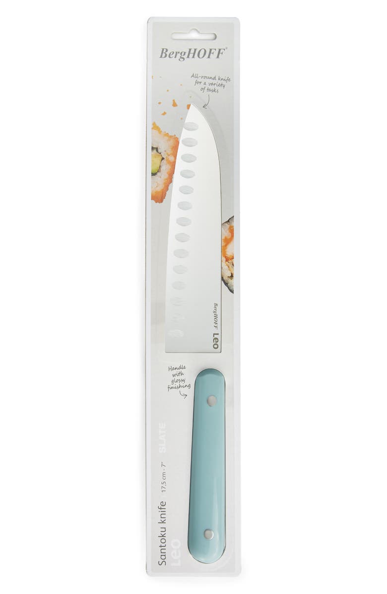 BergHOFF Leo Slate 7" Santoku Knife, Alternate, color, Blue