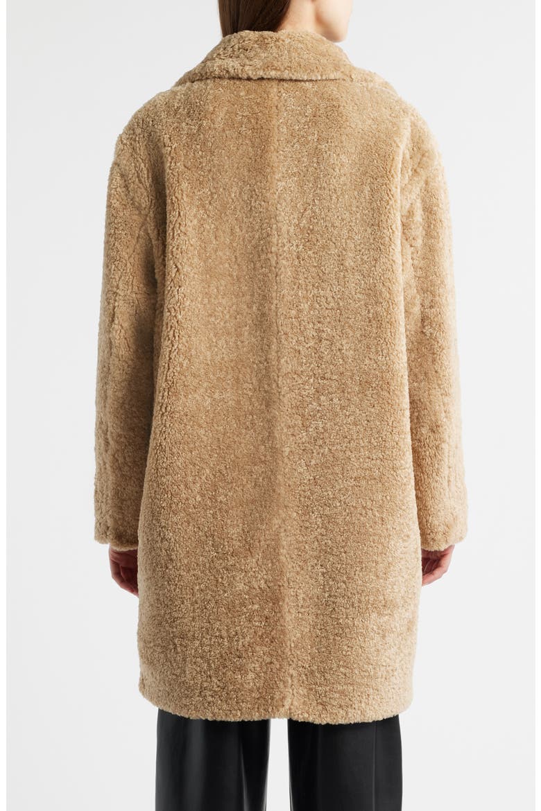 Catedy Faux Shearling Coat, Alternate, color, RUST/COPPR