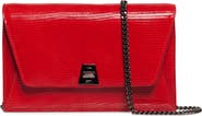 Akris Anouk Lizard Embossed Wallet on a Chain