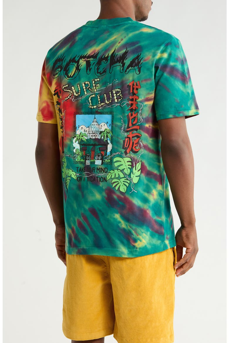 Paradise Hills Cotton Graphic T-Shirt, Alternate, color, TEAL GREEN