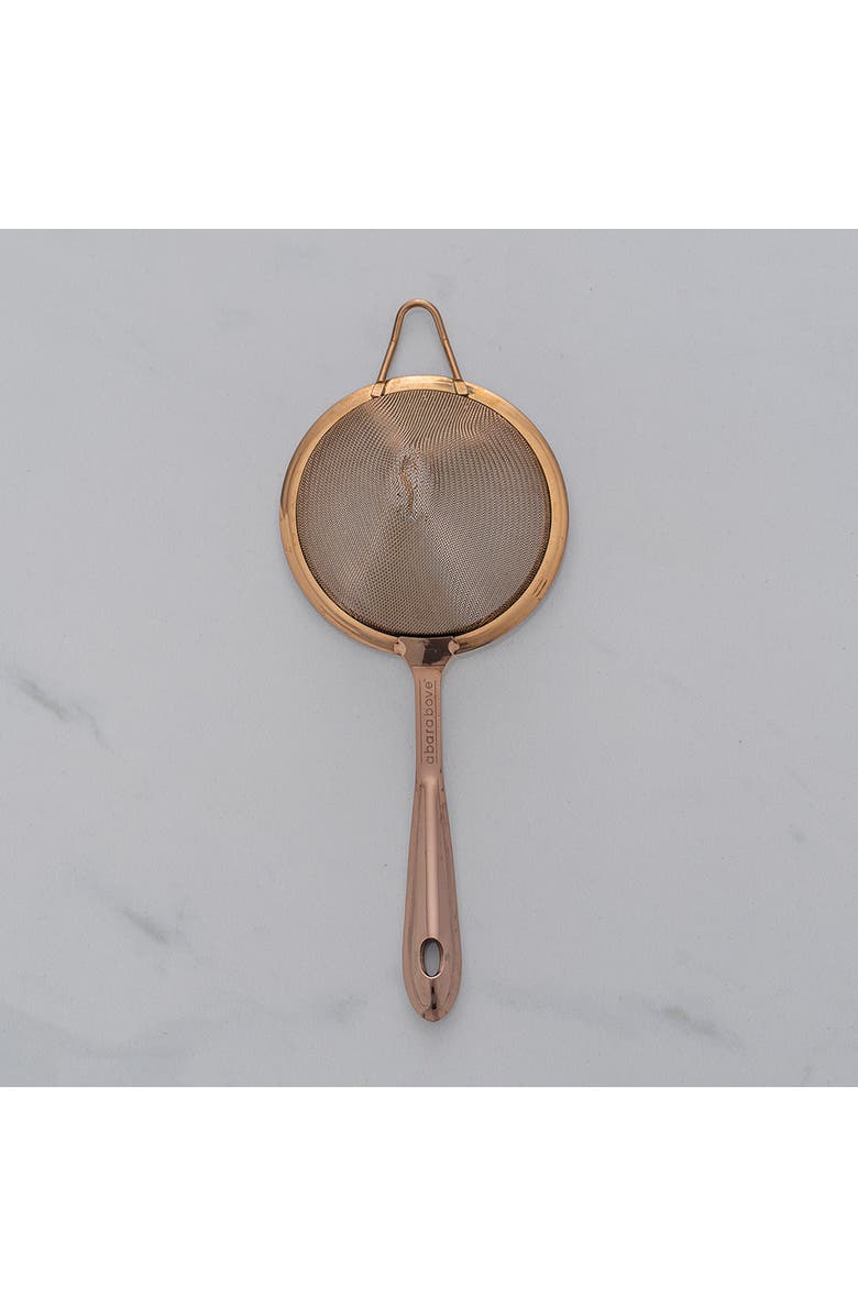 A Bar Above Antique Copper Fine Mesh Strainer, Alternate, color, Antique Copper