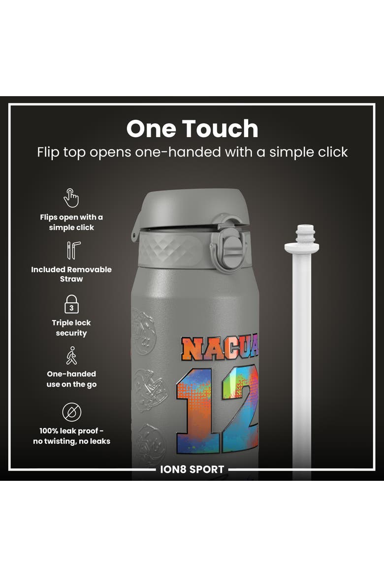 NFL PA Thermal Steel Water Bottle - Signature Series, Alternate, color, 12