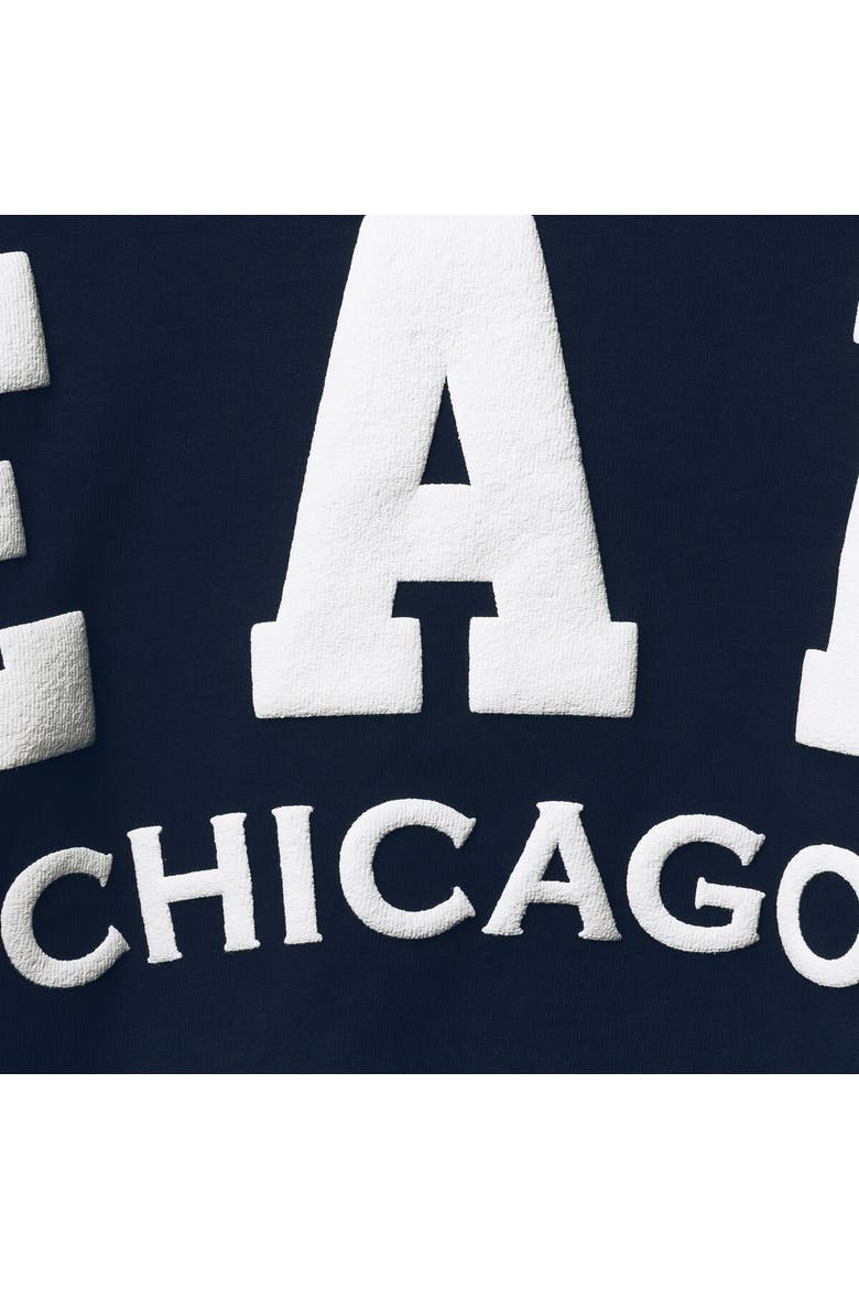 Women's Fanatics Branded Navy/White Chicago Bears Ombre Long Sleeve T-Shirt, Alternate, color, Navy
