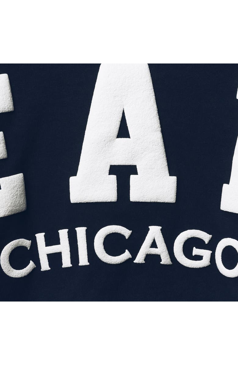 FANATICS Women's Fanatics Branded Navy/White Chicago Bears Ombre Long Sleeve T-Shirt, Alternate, color, 