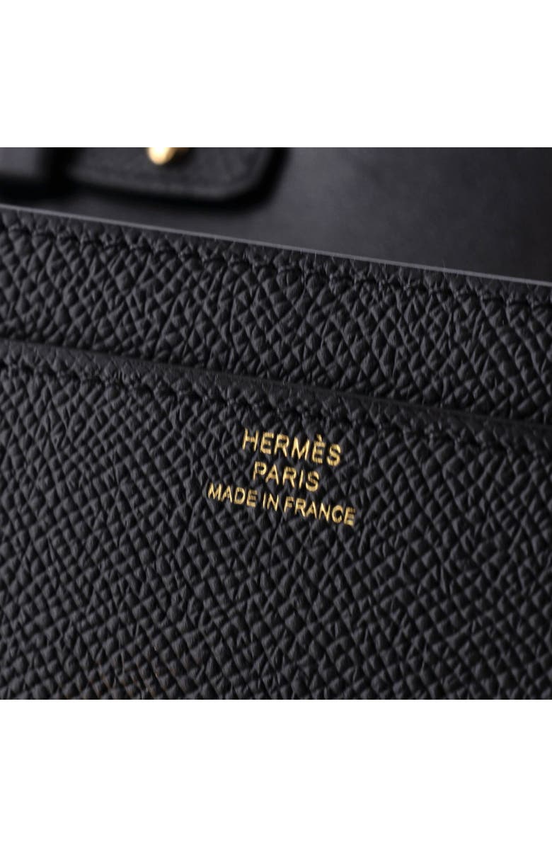 Pre-Owned Hermes Constance To Go Wallet Epsom, Alternate, color, Noir