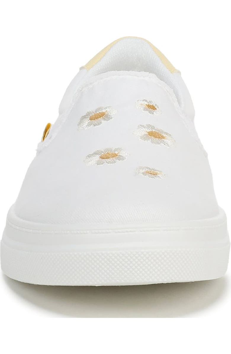 Blowfish Malibu Havasu Embroidered Slip-On Sneaker, Alternate, color, White Daisy Textile