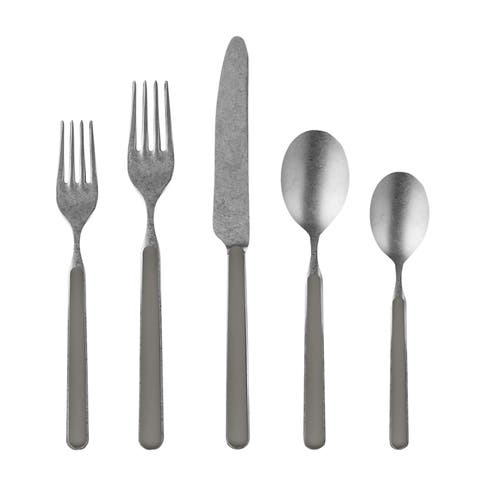 Fantasia Pewter Flatware Set - 20 Pieces