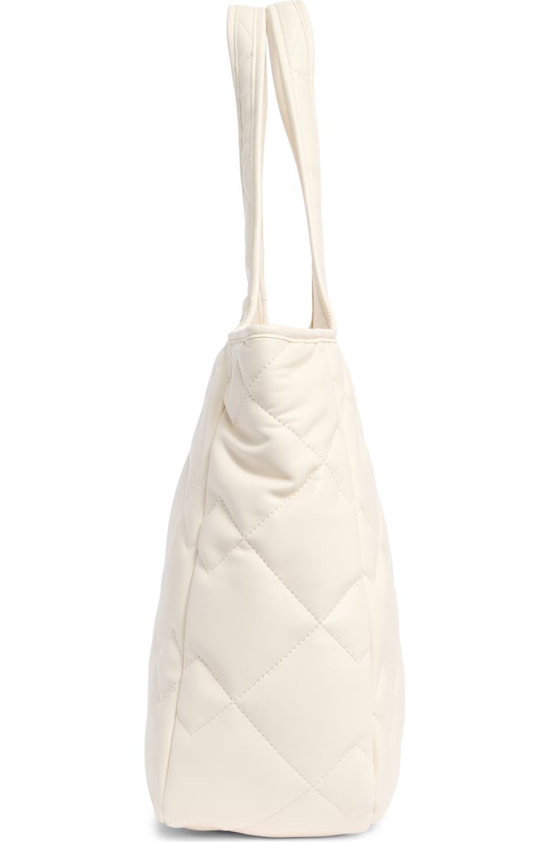 Sam Edelman Khiara Quited Tote Bag, Alternate, color, Ivory