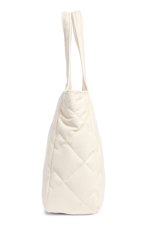 Sam Edelman Khiara Quited Tote Bag In White