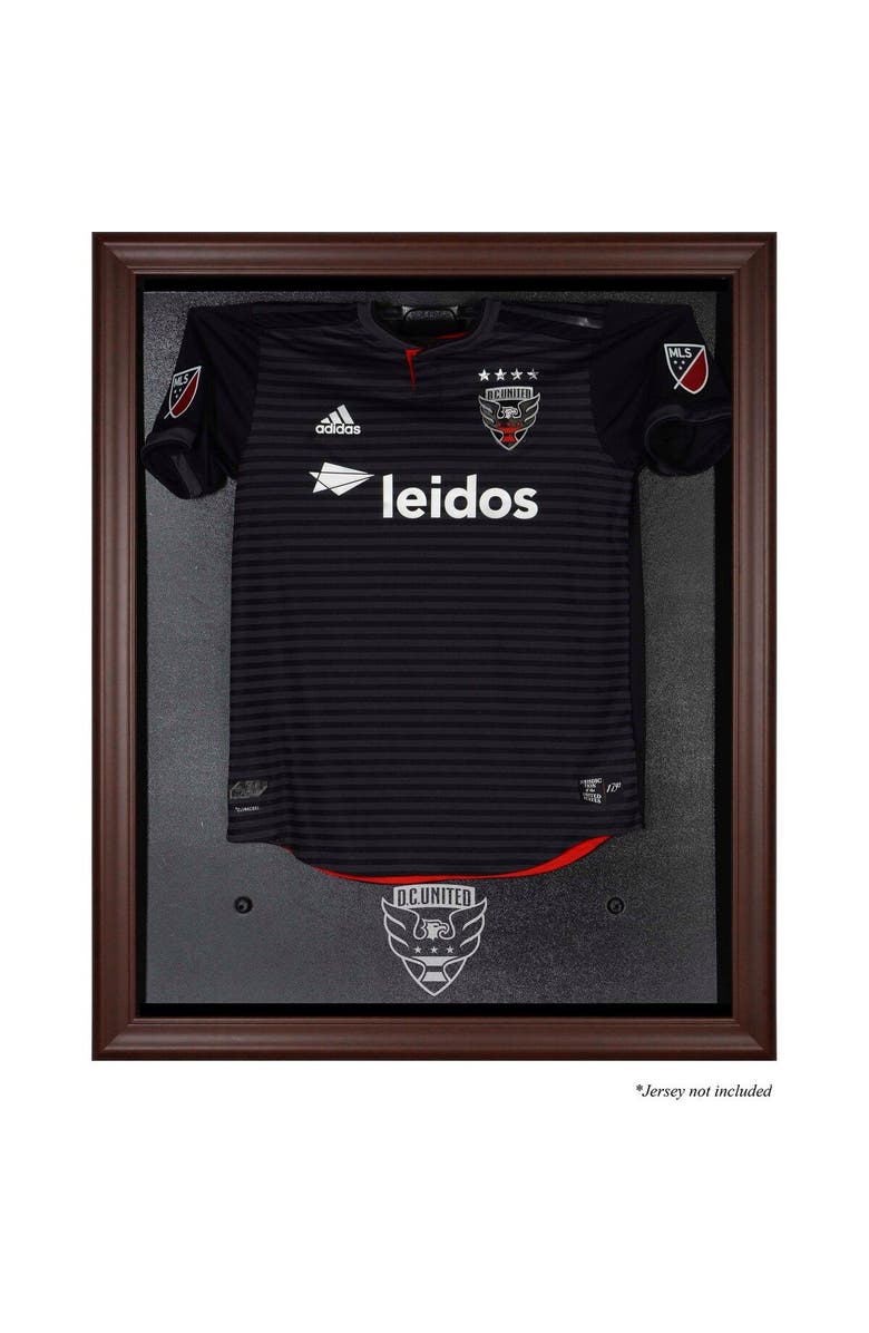FANATICS AUTHENTIC D.C United Framed Brown Team Logo Jersey Display Case, Main, color, 