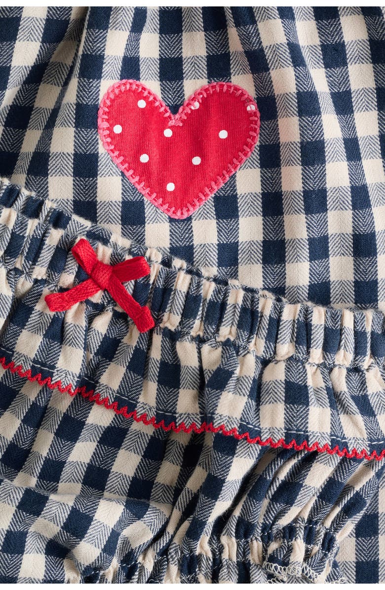 NEXT Gingham Dress & Bloomers Set, Alternate, color, Blue