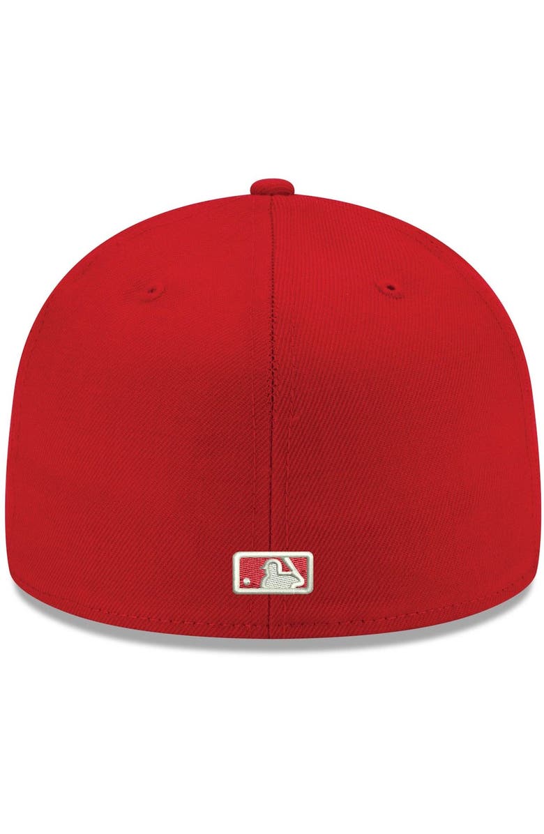 New Era Men's New Era Red San Francisco Giants White Logo 59FIFTY Fitted Hat, Alternate, color, Red