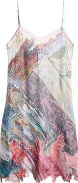 DIESEL® Heraldic Print Slipdress