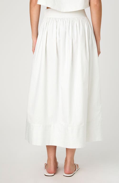 Shop French Connection Pinstripe Cotton Poplin Skirt
