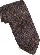 Elizabetta Lorenzo - Printed Madder Silk Tie for Men