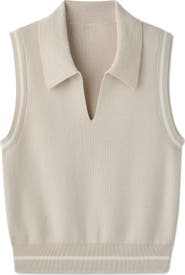Rhone Views Sleeveless Polo Sweater