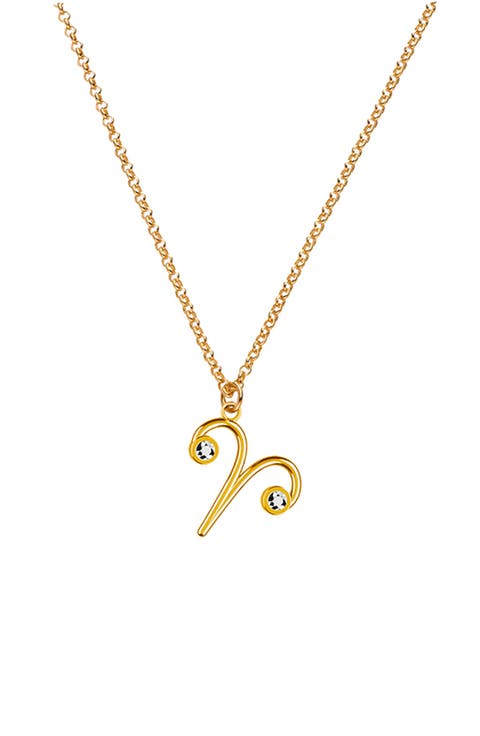 Give Me a Sign Zodiac Name Necklace - Gold Vermeil