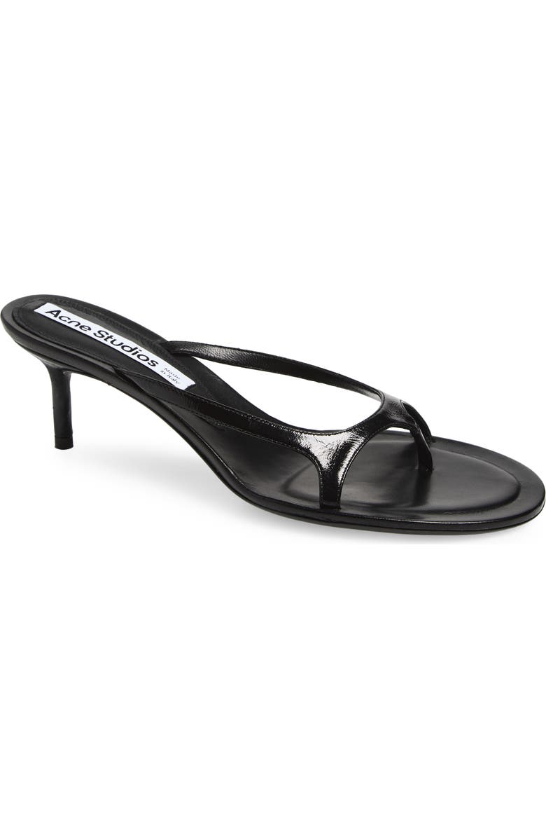 Acne Studios Kitten Heel Sandal, Main, color, Black