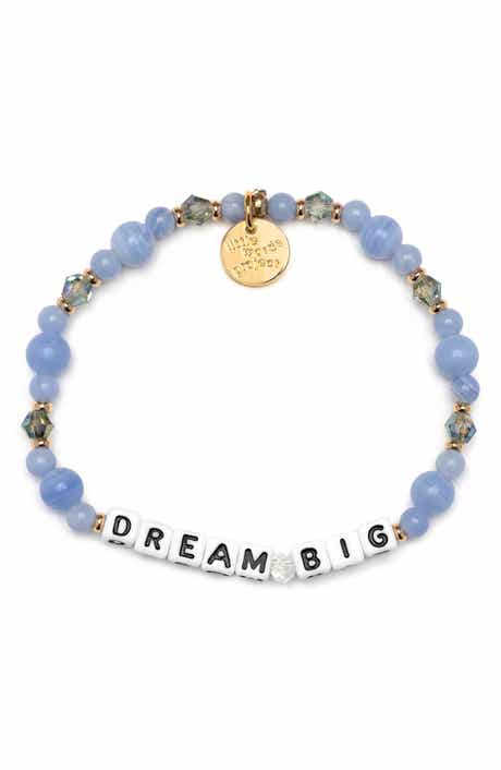 Dream Big Beaded Stretch Bracelet