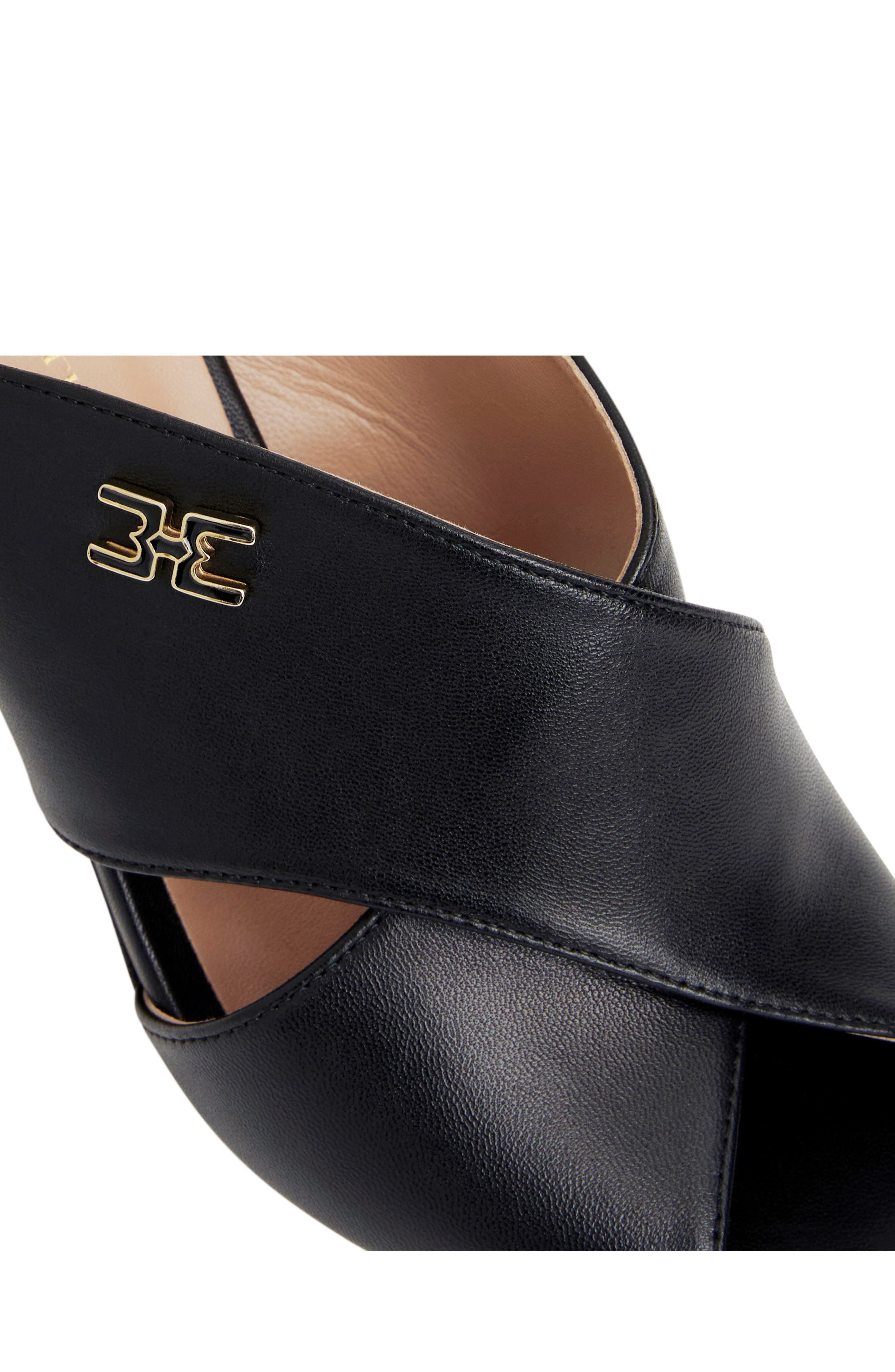 Fatima Slide Sandal, Alternate, color, BLACK