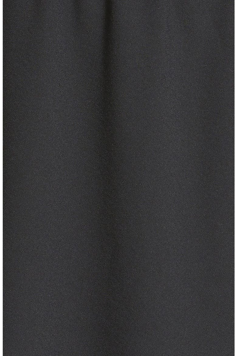 Wrap Front Dress, Alternate, color, BLACK