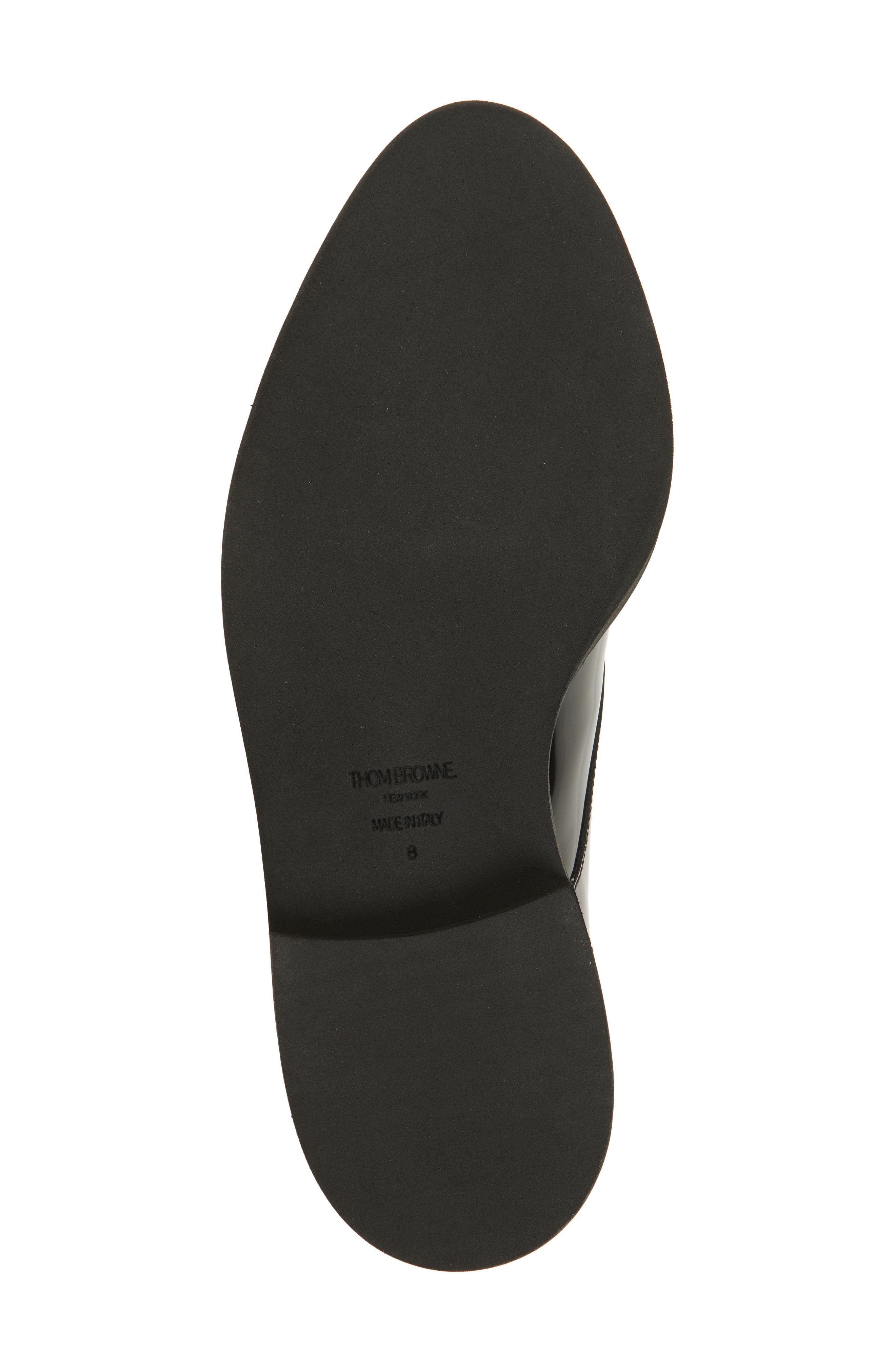 Thom Browne Cap Toe Monk Shoe, Alternate, color, Black