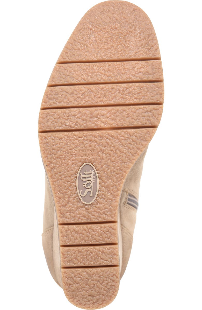 Söfft Monica Wedge Chelsea Boot, Alternate, color, Barley Suede