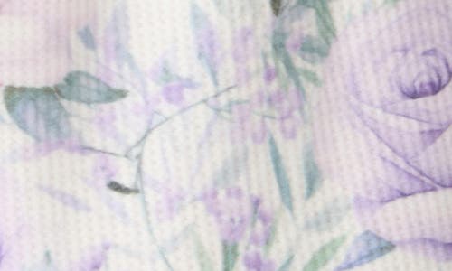 Pj Salvage Violet Rose Thermal Pajama Shorts In White