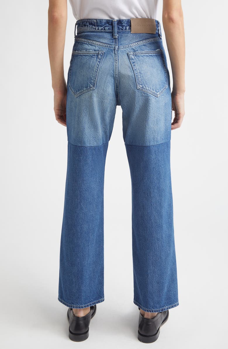 KURO Tectonic Denim Version 1 Slim Flare Leg Jeans, Alternate, color, Faded Indigo